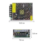 Блок живлення 12В 120Вт 10А TR-120-12 IP20 перфорований 707